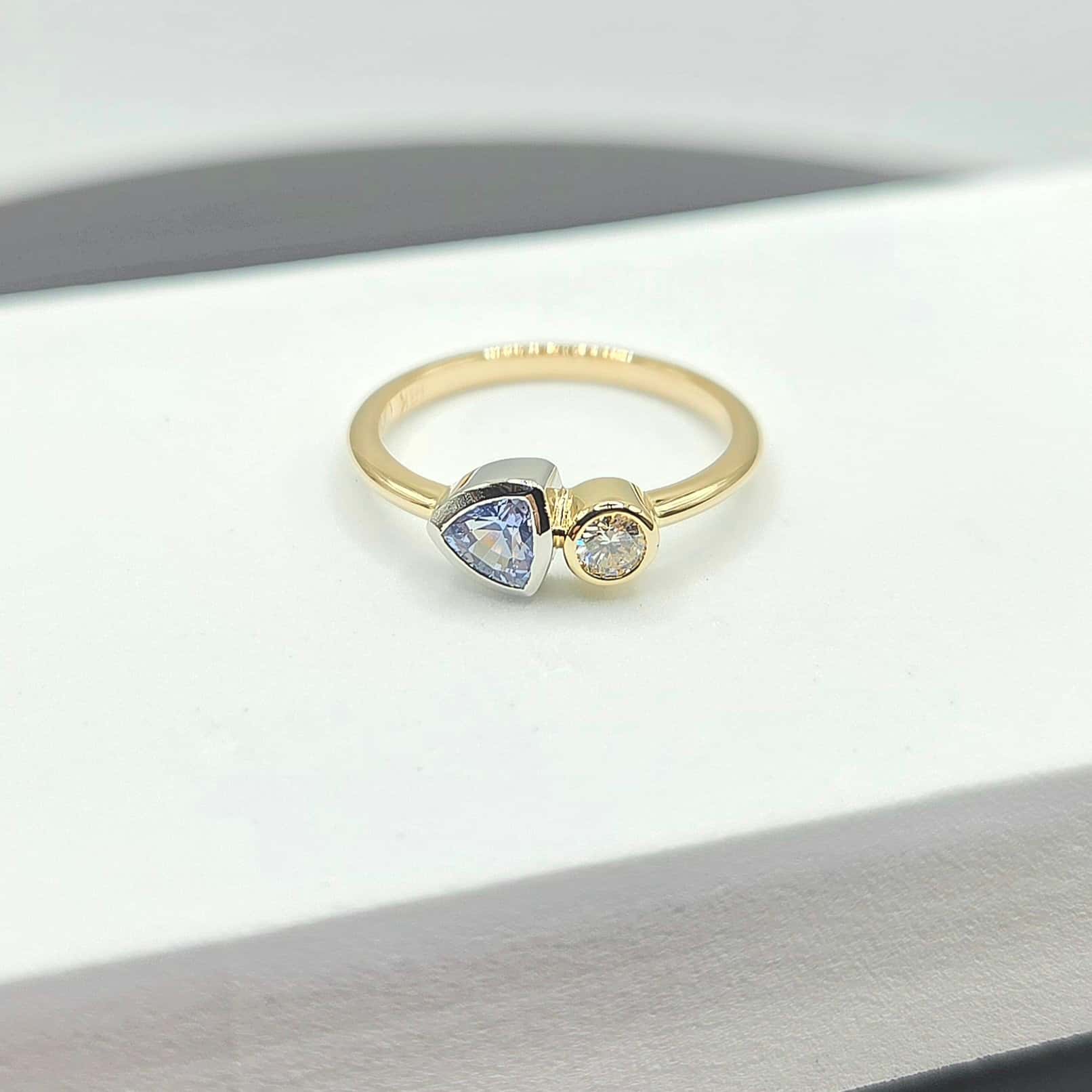 Sapphire & Diamond Ring
