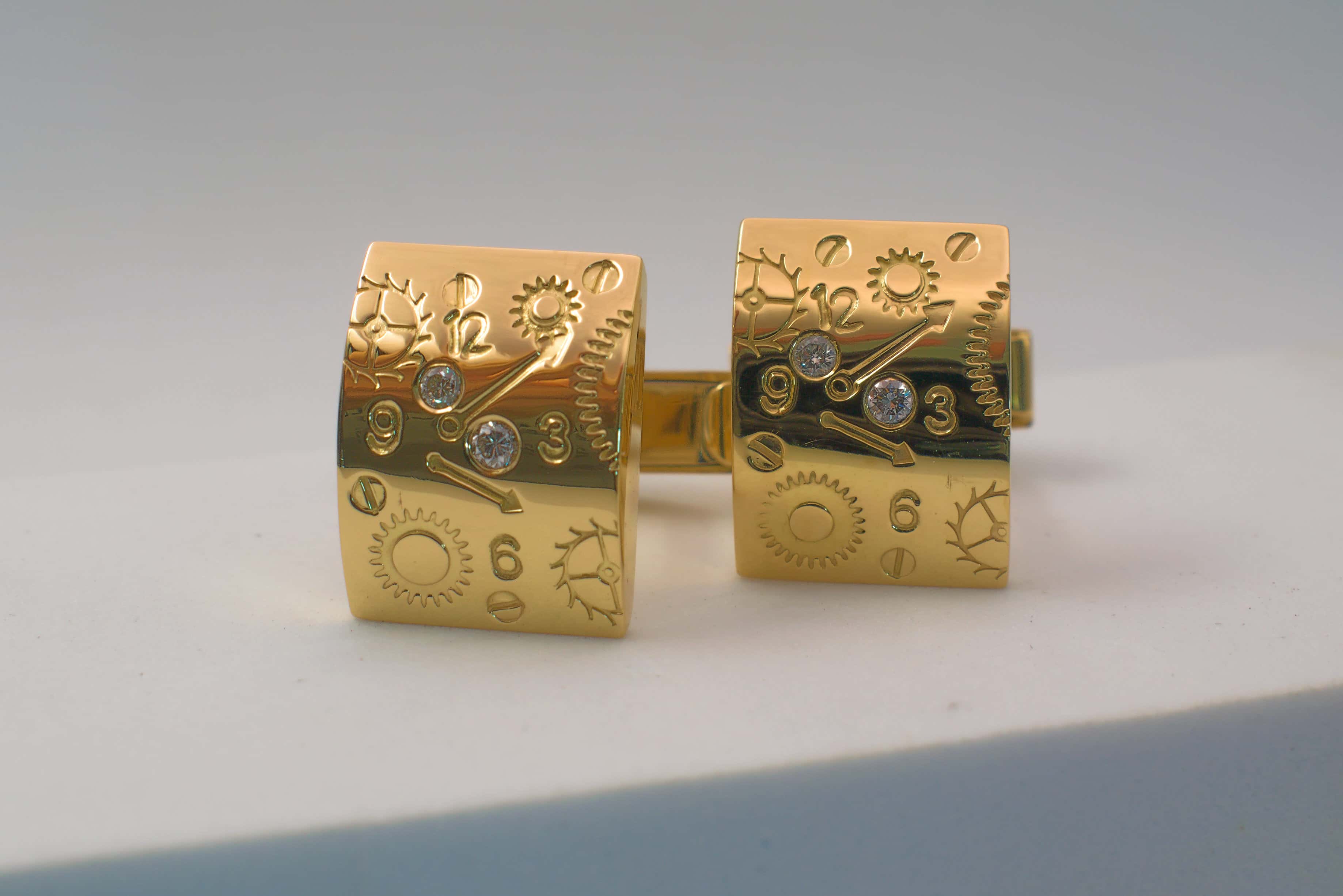 Pressed Time Cufflinks