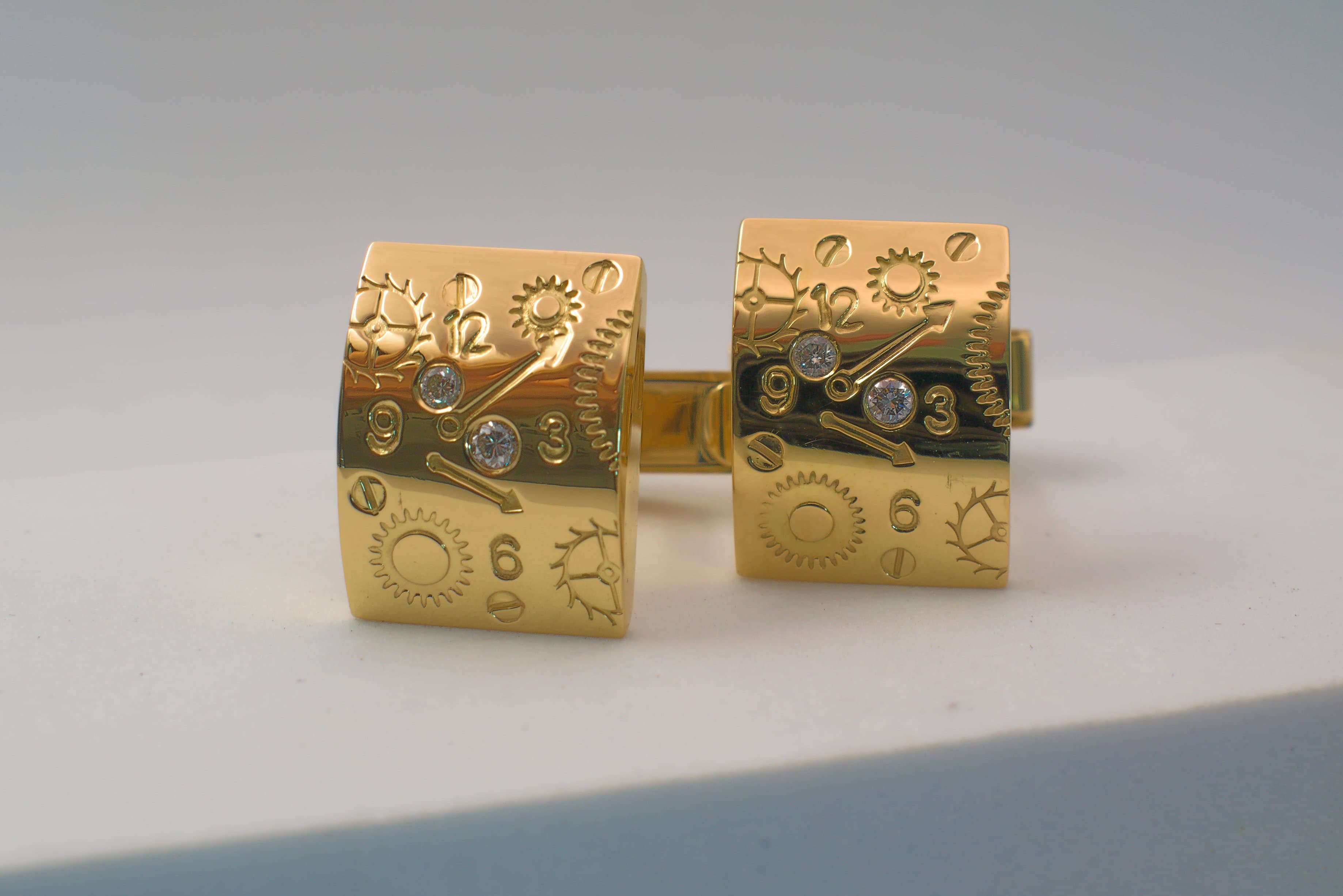 Pressed Time Cufflinks